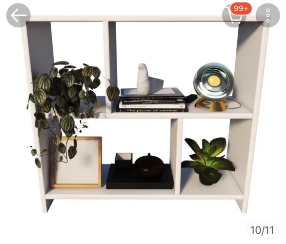 Estante com prateleiras para sala ou quarto - ninho 
