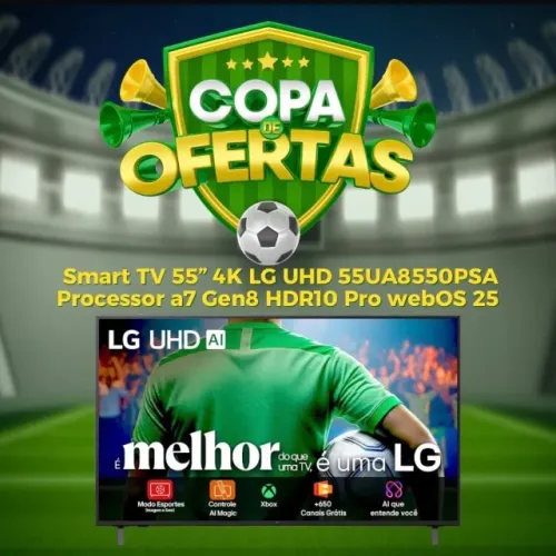 Smart TV LG 55 Polegadas | Lacrada | Nota Fiscal