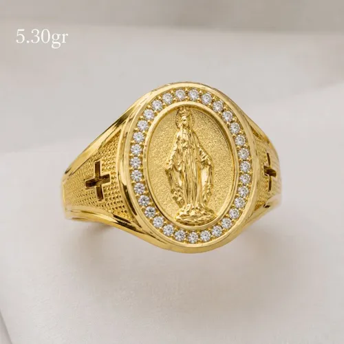 Anel Nossa Senhora em Ouro 18K 750