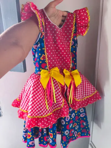 Vestido junino infantil