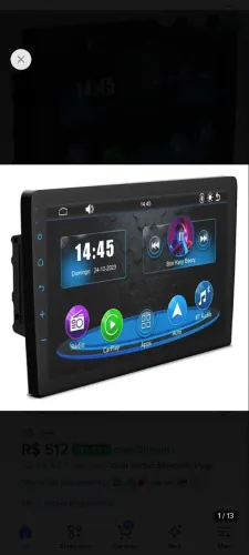 Multimídia 9 Polegada Mp5 - Android Auto e Carplay