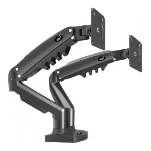 Suporte Articulado de Mesa para 2 Monitores 17 a 27 com Ajuste Altura e Pistão a Gás F160N