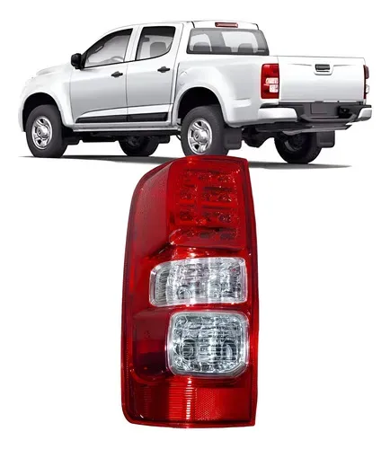 Lanterna Esquerda Led S10 2012 2013 2014 2015 2016 2017 Esquerdo/motorista Vermelho