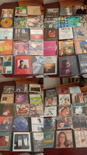 50 CDs diversos por 50,00. Vários títulos internacionais