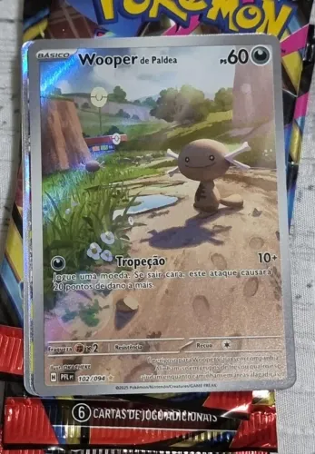 Wooper de Paldea 102/094, da coleção Fogo Fantasmagórico.