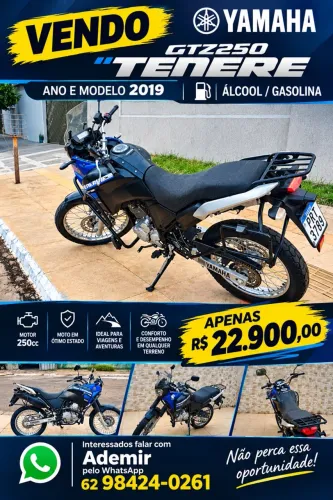 Yamaha XTZ 250 Tenere/tenere Blueflex 2019