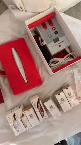 Dermógrafo Dermomag Pen Easy Prata Fonte Duo