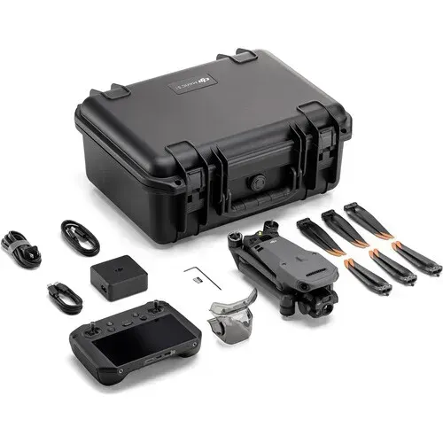 Drone DJI Mavic 3 Termal - 4x Baterias (Duas na caixa e duas usadas)