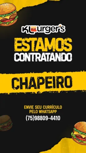 Vaga para Chapeiro