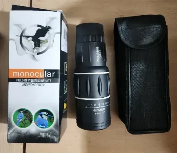 Telescópio monocular de alta potência 16 x 52, monóculos compactos de prisma acampamento