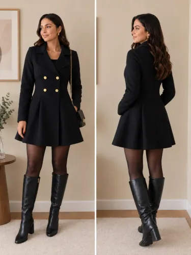 Casaco Feminino Preto