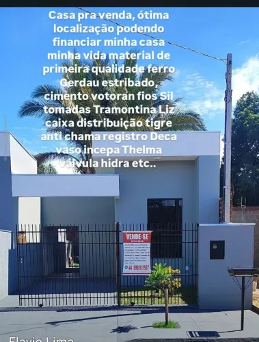 Casa nova em paraíso do norte 