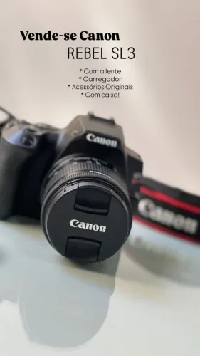 Camêra fotográfica Canon EOS Rebel SL3 4K - Completa na Caixa (Estado de Nova)