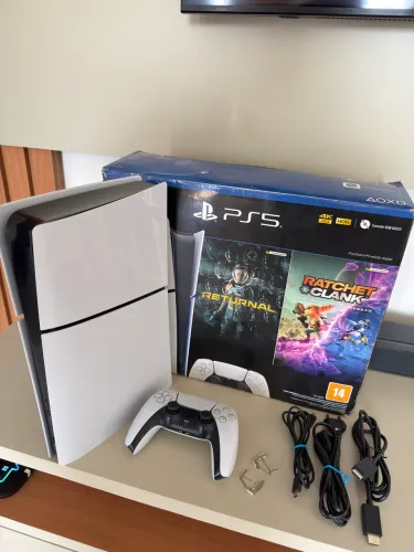 Ps5 slim 1Tb passo cartão até 21x