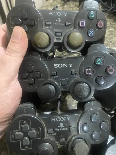 Controles ps2 com defeito ( 8 controles)