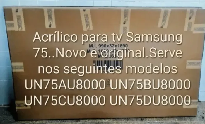 ACRILICO PARA TV SAMSUNG 75 NOVO E ORIGINAL