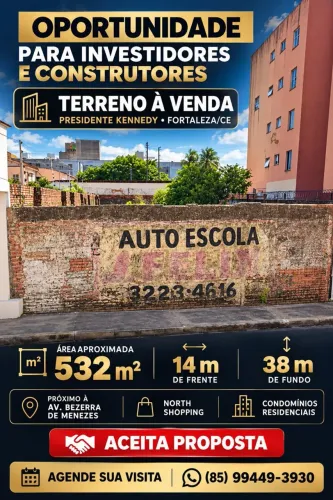 [VENDO] Terreno próximo a Av. bezerra de menezes 