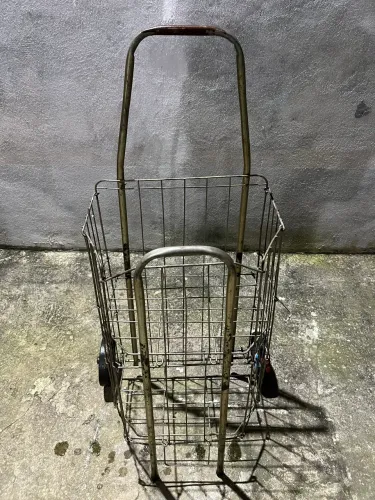 Carrinho de feira dobrável