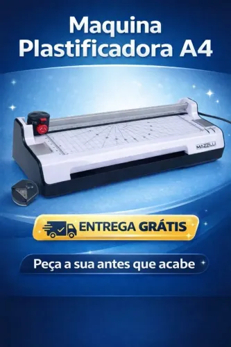 Máquina plastificadora Mazzilli A4 compacta 