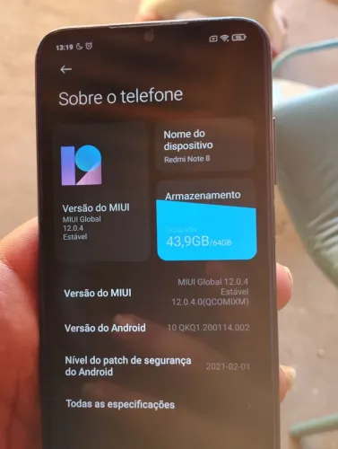 REDMI NOTE 8 
