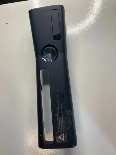 Frente Carcaça Xbox 360 Slim com Flat Botão Power Eject Liga Desliga