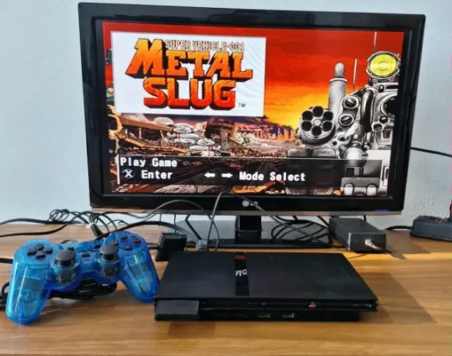 Playstation 2 Slim Destravado Matrix (Faço Olx Pay)