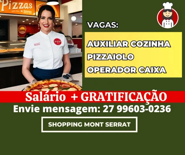 Vaga de Emprego - Colina de Laranjeiras