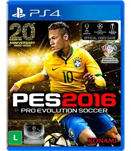 Pro Evolution Soccer 2016 Pes 16 Ps4 Mídia Física Konami (Usado)