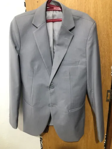 Blazer slim italiano / cinza