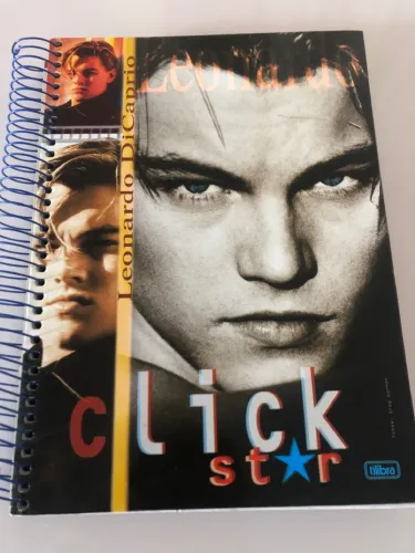 Caderno anos 90 Leonardo Dicaprio