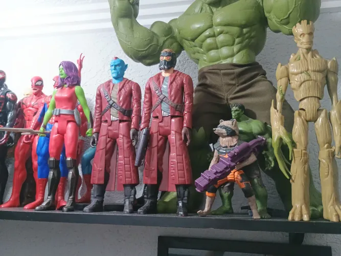Bonecos Marvel Guardiões da Galáxias 