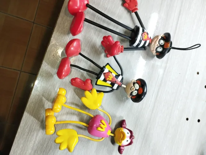 3 Bonecos Mc Donalds Originais