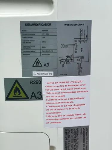 Desumidificador de ar