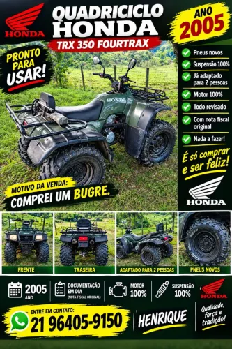 Quadriciclo Honda Perfeito