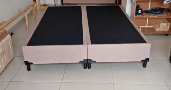 Base box bipartido casal, Queen ou king!! (sem baú) 