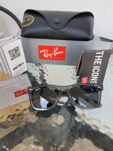 Oculos de sol ray ban wayfarer transparente fumê rb2140