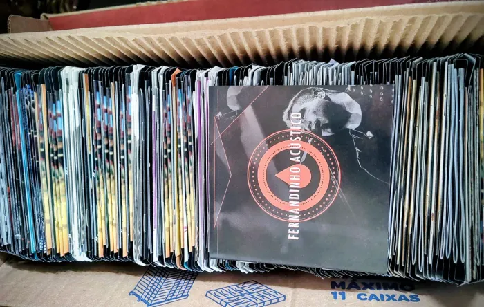CDs evangélicos, sem os Box. 500 unidades.