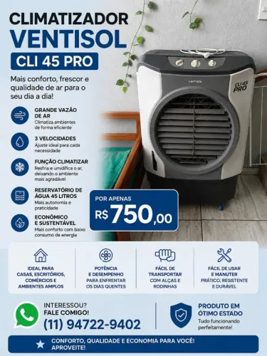 Climatizador Ventisol 45L