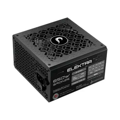 Fonte Gamer Rise Mode Elektra, 650W, Bronze, Full Modular