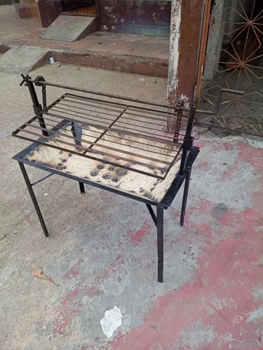 Churrasqueira com Chapa de aço