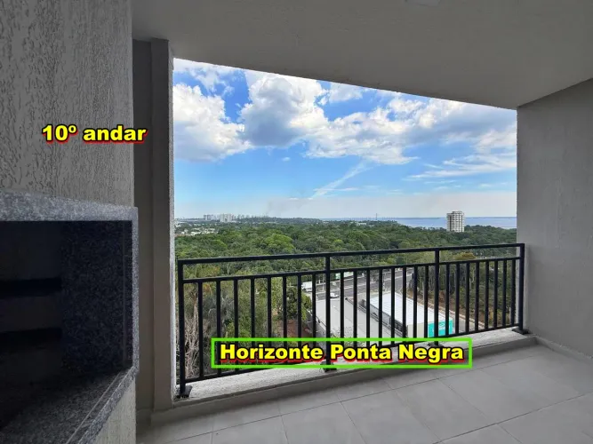 Condomínio Horizonte Ponta Negra - Apartamento 2 Quartos Sendo 1 Suíte com Lazer Completo