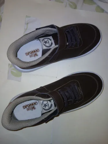Sapato suporte fino infantil marrom n 35 BRARA