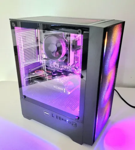 PC GAMER I3 16GB DDR4 2 TB ARMAZENAMENTO RX550 4GB COM TECLADO, MOUSEPAD MOUSE E HEADSET