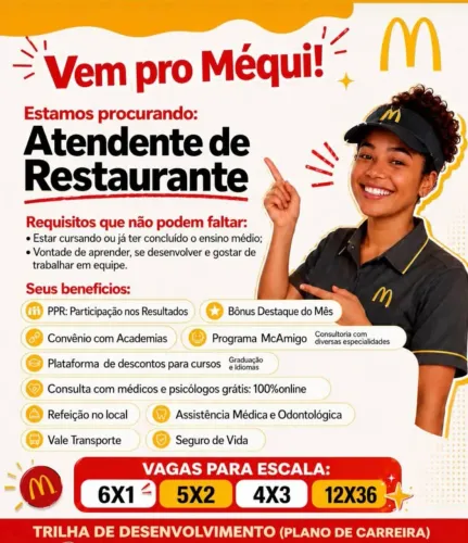 Mc Donalds próximo rodoferroviária de Curitiba