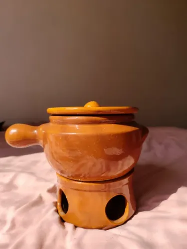 Fondue Conjunto de Cerâmica