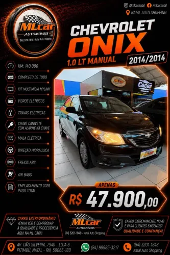 Chevrolet Onix Hatch LT 1.0 8V Flex Power Mec. 4P 2014