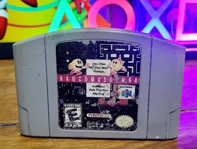 Jogo Namcomuseum 64 Nintendo 64 Cartucho Original Americano