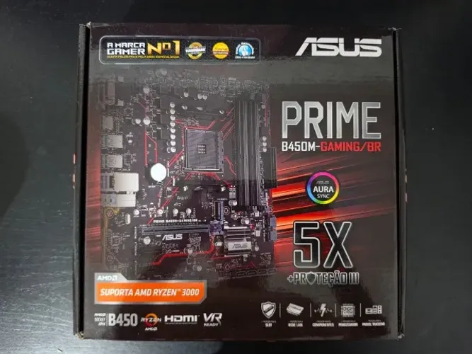 Leia o anuncio Placa Mãe Asus Prime B450M-Gaming/BR AM4
