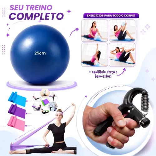 Kit Completo Fortalecimento Fisioterapia Reabilitação