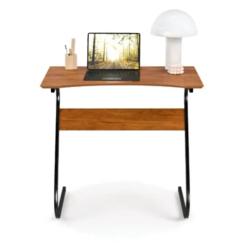 ESCRIVANINHA INDUSTRIAL VINTAGE MESA DE COMPUTADOR PÉS METAL 82cm = ENTREGA + MONTAGEM GRÁ